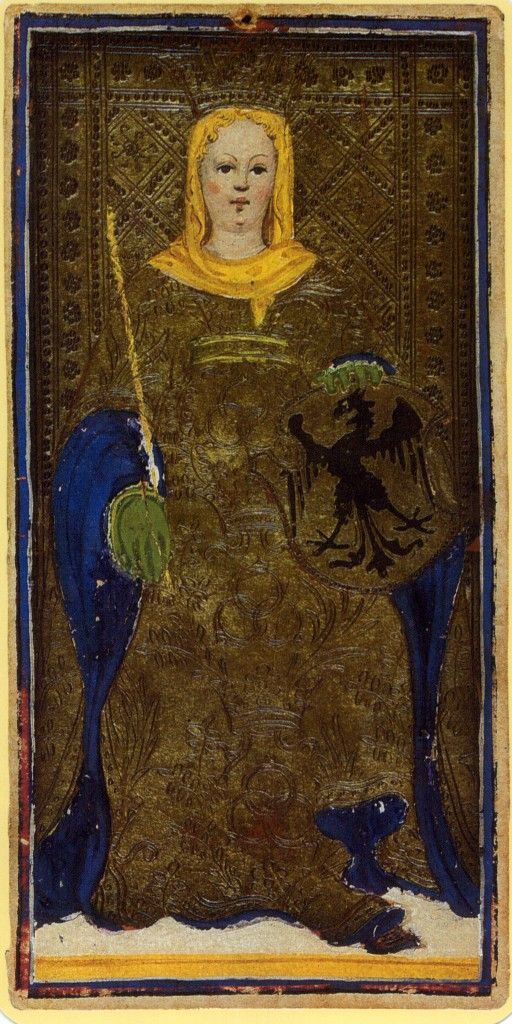 L’Impératrice, tarot Visconti-Sforza