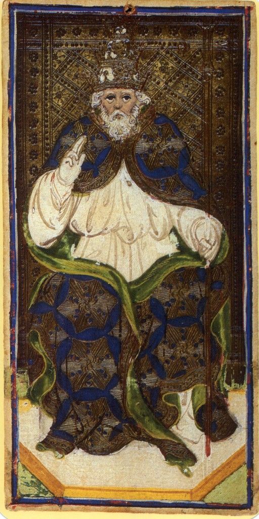 Le Pape, tarot Visconti-Sforza