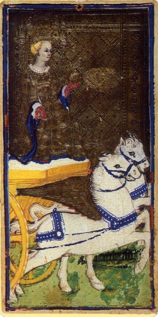 Le Chariot, tarot Visconti-Sforza