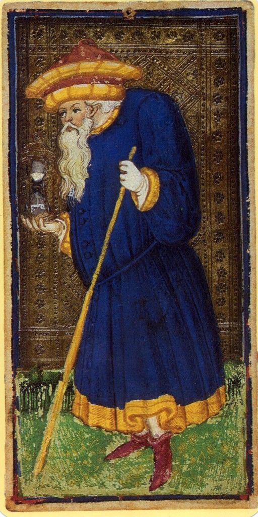 L’Ermite, tarot Visconti-Sforza