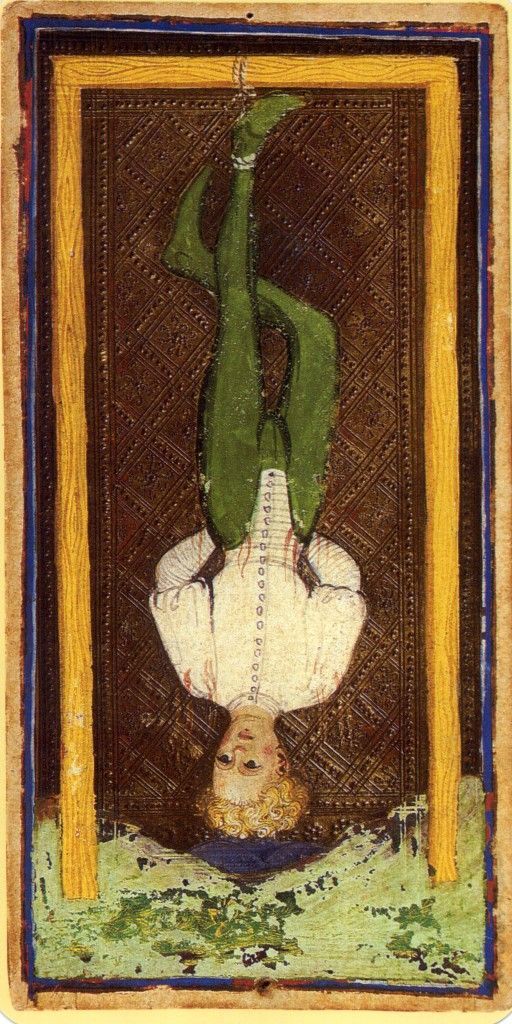 Le Pendu, tarot Visconti-Sforza