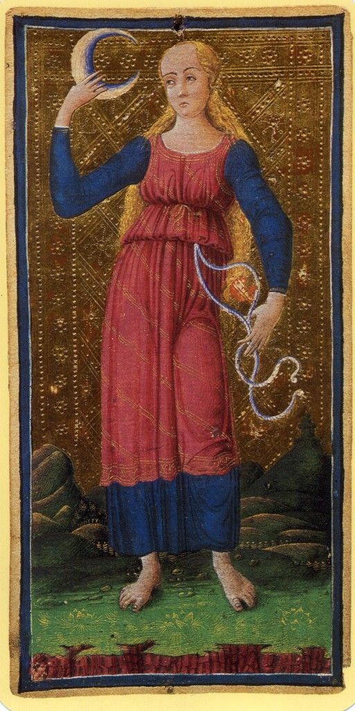 La Lune, tarot Visconti-Sforza